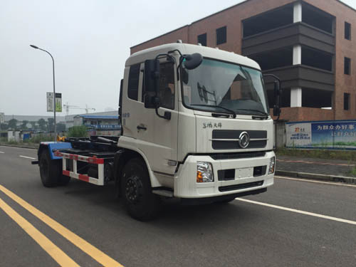 JHA5163ZXXDFA5车厢可卸式垃圾车燃油公告图片2