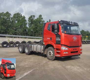 CA4250P66K24T1E5平头柴油半挂牵引汽车燃油公告图片2