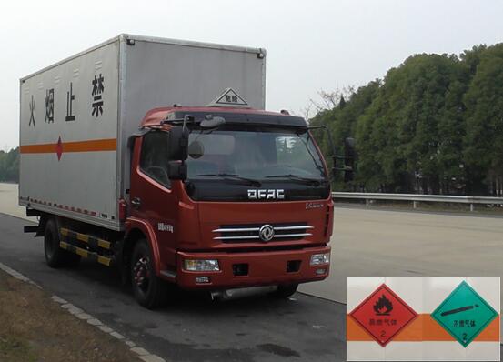 EQ5041XRQ8BDBACWXP易燃气体厢式运输车燃油公告图片2