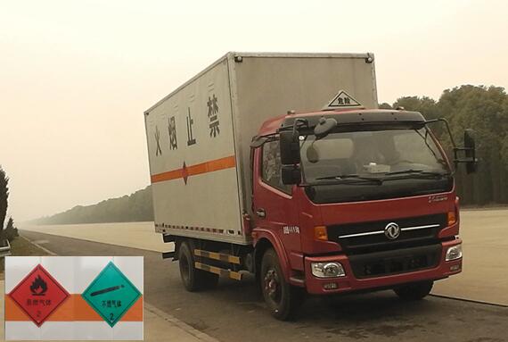 EQ5041XRQ8BDBACWXP易燃气体厢式运输车燃油公告图片2