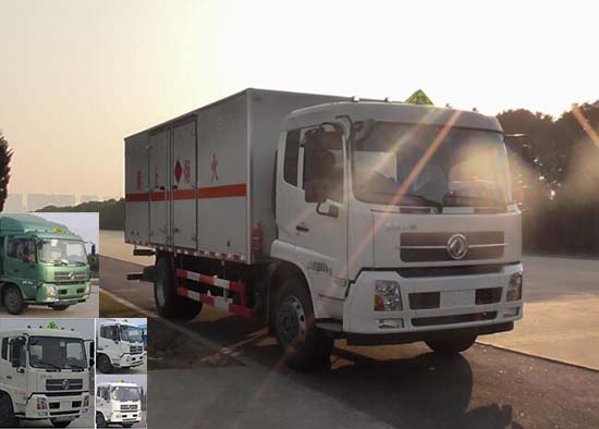 DLQ5180XRQ5易燃气体厢式运输车燃油公告图片2