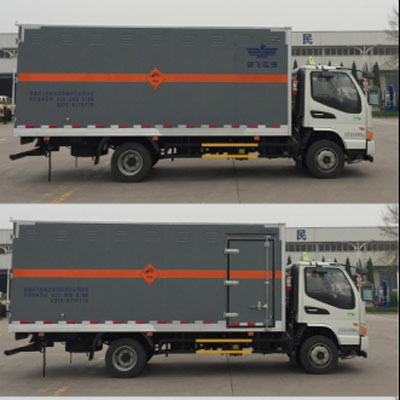 XKC5090XYN5H烟花爆竹专用运输车燃油公告扩展图片1