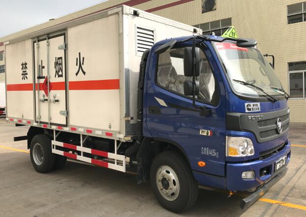 SZP5040XRQBJ4易燃气体厢式运输车燃油公告图片2