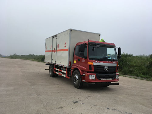 JHW5160XRQAC易燃气体厢式运输车燃油公告图片2