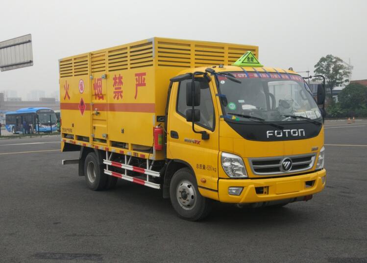 TX5082XRQ5FT易燃气体厢式运输车燃油公告图片2