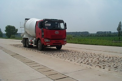 CA5250GJBP66K2L1T1E平头柴油混凝土搅拌汽车燃油公告图片2