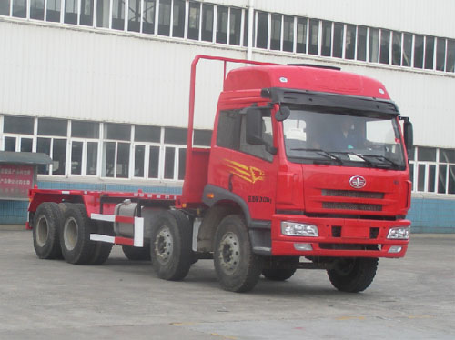 悍威前四后八 集装箱运输车(ca5310tjzp1k2l2t4ea80型集装箱运输车)