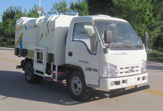 福田牌BJ5045ZZZ-2自装卸式垃圾车公告图片