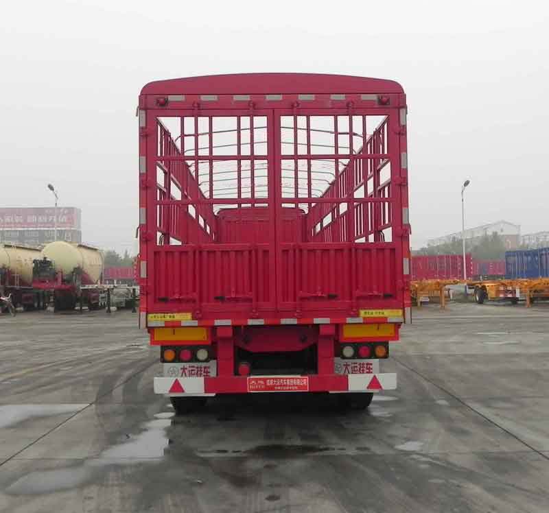 王力汽车网 专用车 大运牌 仓栅式运输半挂车 cgc9371ccy367a 大运牌