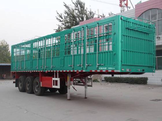 辉煌鹏达牌346吨115米3轴仓栅式运输半挂车hpd9403ccy