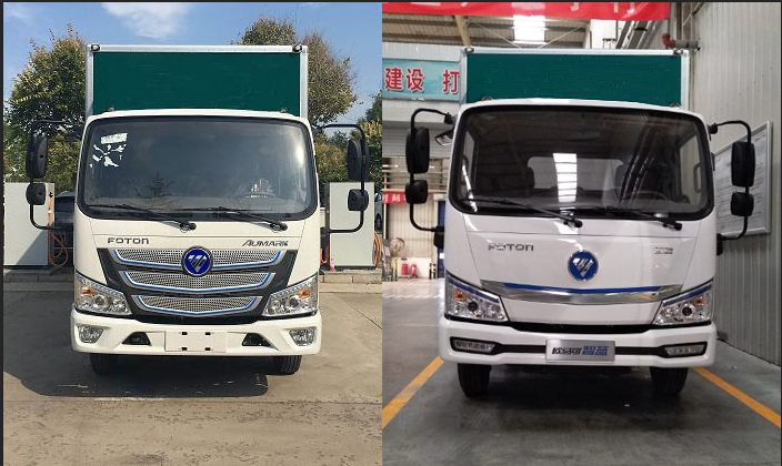 福田牌bj5045xyzev1纯电动邮政车公告图片