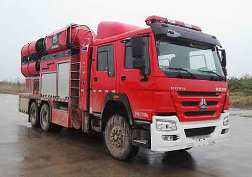 银河牌BX5230TXFPY139/HW5排烟消防车