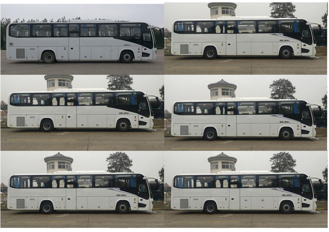 海格牌12米24-56座客车(klq6121yae51b)