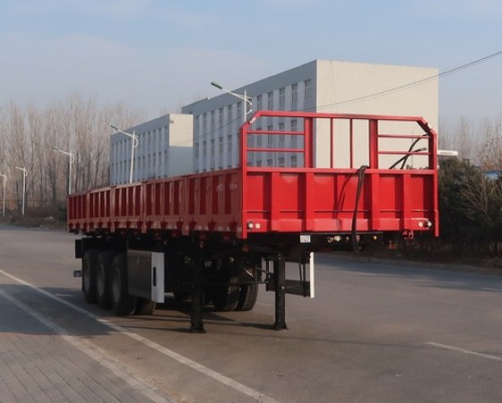 宏昌天马牌33.5吨11米3轴自卸半挂车(hcl9405zzx)