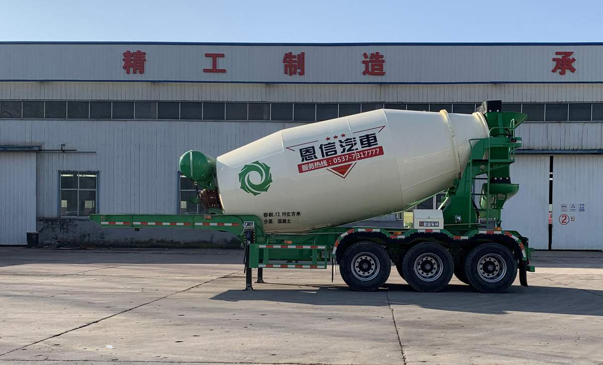 恩信事业牌hex9402gjb混凝土搅拌运输半挂车
