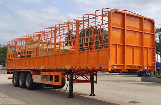 明威牌32吨13米3轴仓栅式运输半挂车(cmw9404ccy)