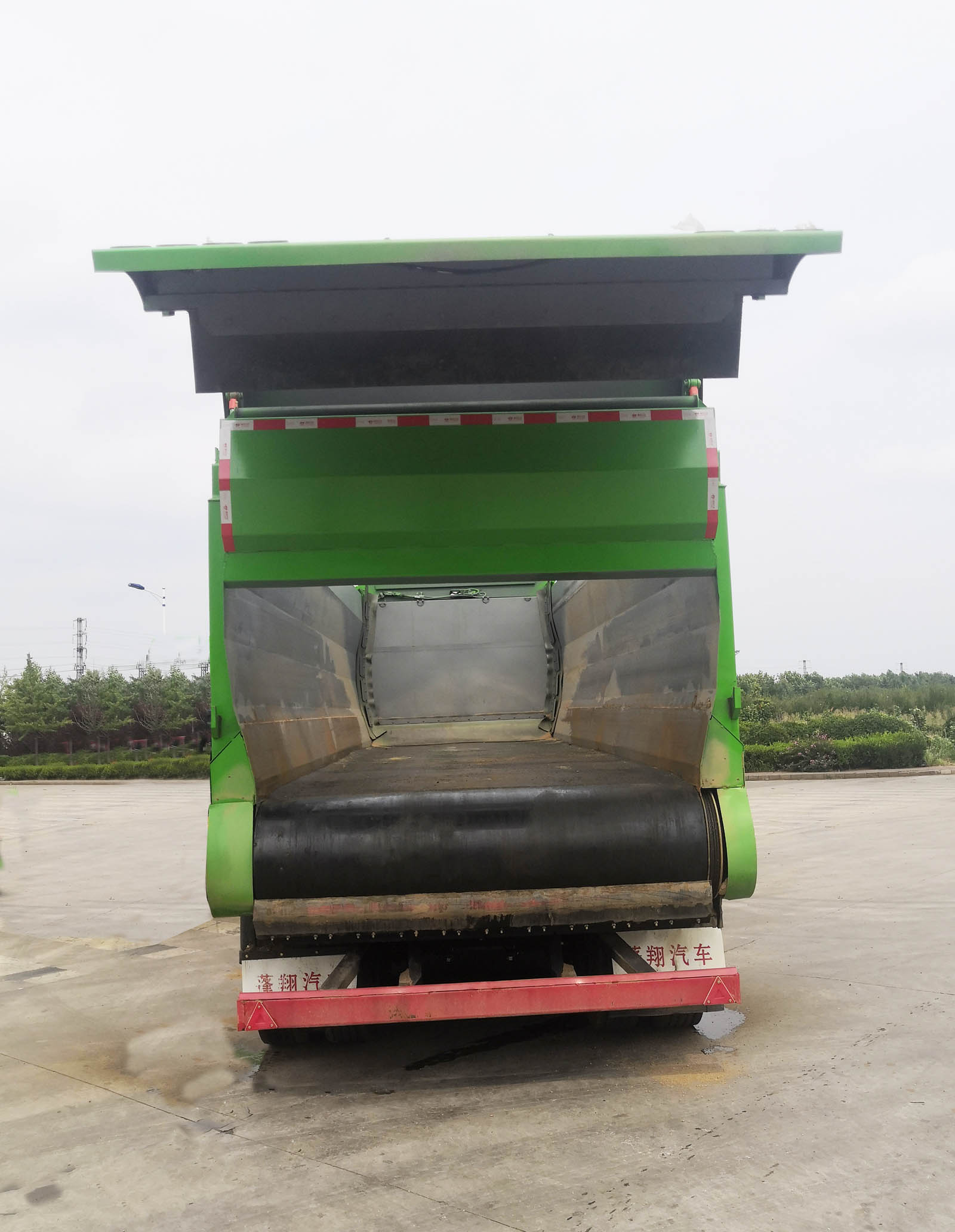蓬翔牌sdg9400zls散装粮食运输半挂车图片|公告图片-王力汽车网