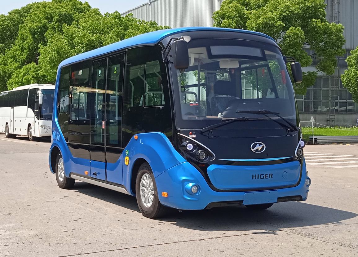 海格牌6米1014座纯电动低入口城市客车klq6606gaevn3