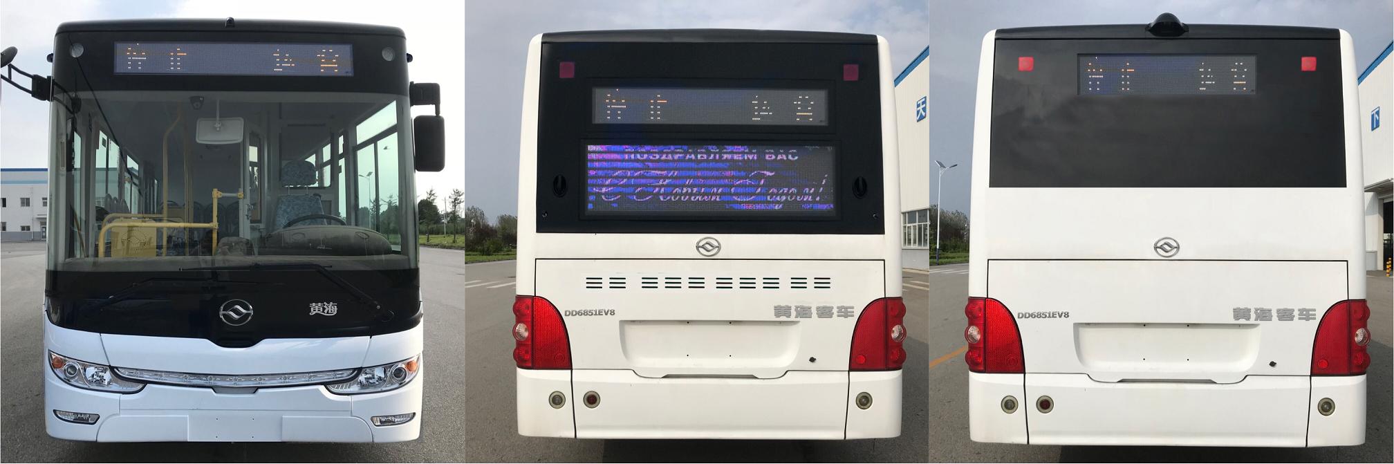 黄海公交纯电动空调车图片