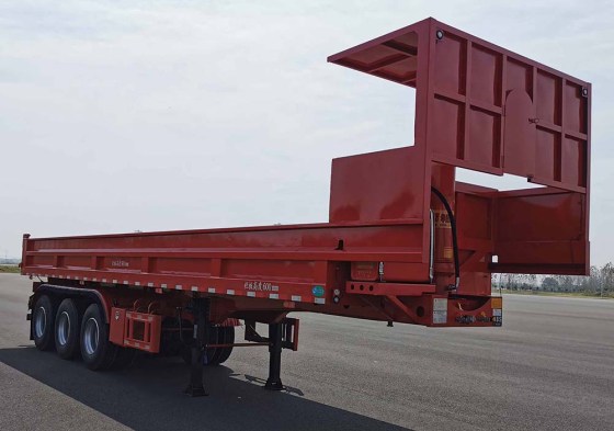 赣骏牌32吨11米3轴自卸半挂车gjp9403zxq