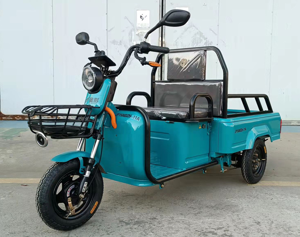 jp1500dzh11a金彭牌纯电动前鼓式后鼓式电动正三轮摩托车