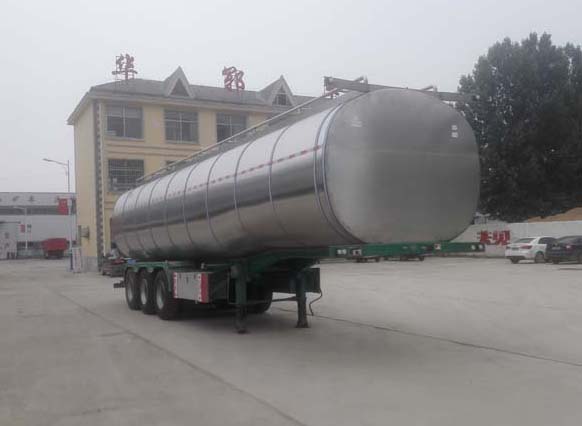 华郓达牌11.6米31吨3轴液态食品运输半挂车(FL9400GYS)
