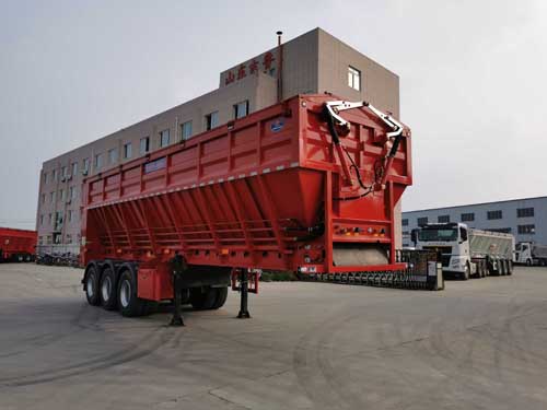 吉鲁恒驰牌11.5米26吨3轴散装粮食运输半挂车(PG9405ZLS)