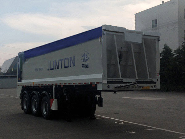 骏通牌9.6米30.7吨3轴散装粮食运输半挂车(JF9402ZLS)