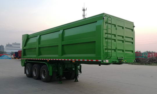 华鲁业兴牌9.5米30.9吨3轴散装粮食运输半挂车(HYX9401ZLS)