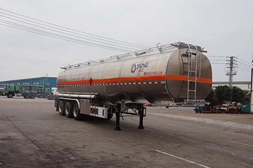 运力牌11.2米33.5吨3轴铝合金运油半挂车(LG9404GYYA)