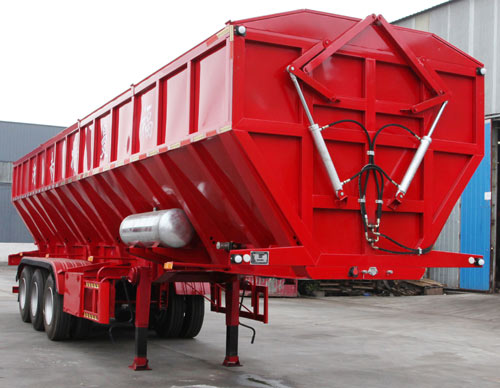 纳发祥牌11.6米33.5吨3轴散装粮食运输半挂车(FMT9400ZLS)