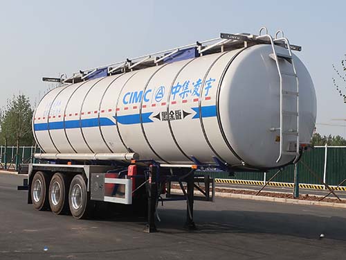 凌宇牌10.8米33.2吨3轴液态食品运输半挂车(CLY9401GYS33)