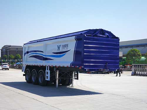 华威驰乐牌9.5米28.6吨3轴散装粮食运输半挂车(SGZ9401ZLS)