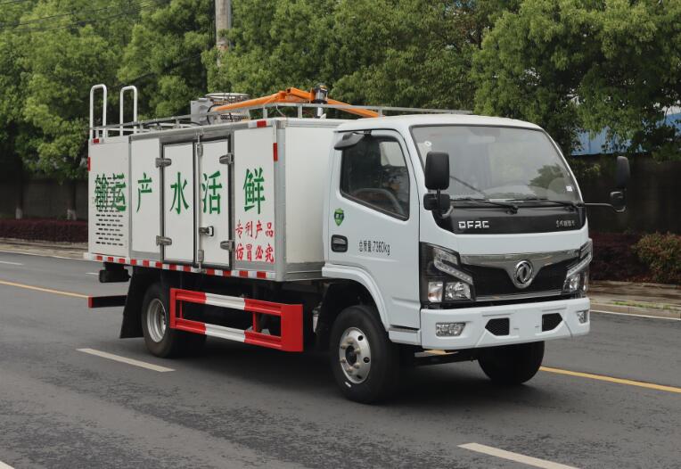 中汽力威牌HLW5075TSC6EQ鮮活水產品運輸車
