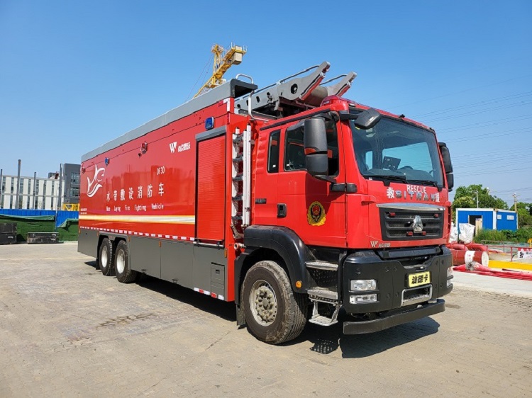 雷沃协力牌LWX5320TXFDF30水带敷设消防车