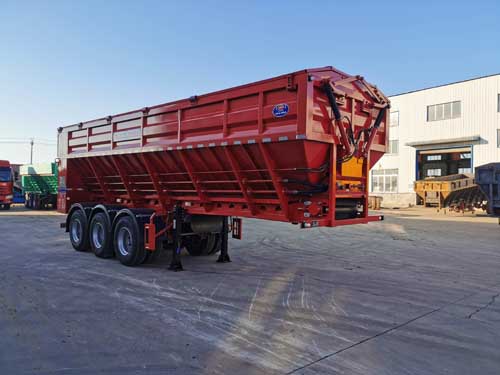 吉鲁恒驰牌9.5米31.2吨3轴散装粮食运输半挂车(PG9409ZLS)