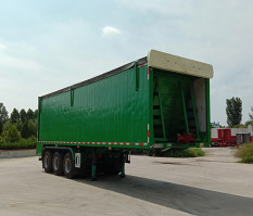 麟州牌10米31.4吨3轴散装粮食运输半挂车(YDZ9400ZLS)