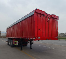 璟驰牌11米32.2吨3轴散装粮食运输半挂车(LAG9400ZLS)