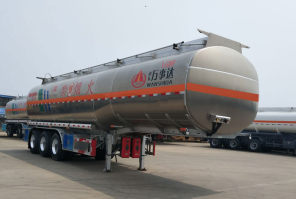 万事达牌11.8米34吨3轴铝合金运油半挂车(SDW9408GYYC)
