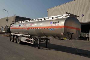 陕汽牌12.6米33.8吨3轴铝合金运油半挂车(SHN9400GYYP495)