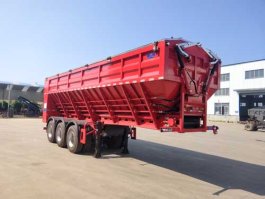 吉鲁恒驰牌9.5米32.5吨3轴散装粮食运输半挂车(PG9408ZLS)