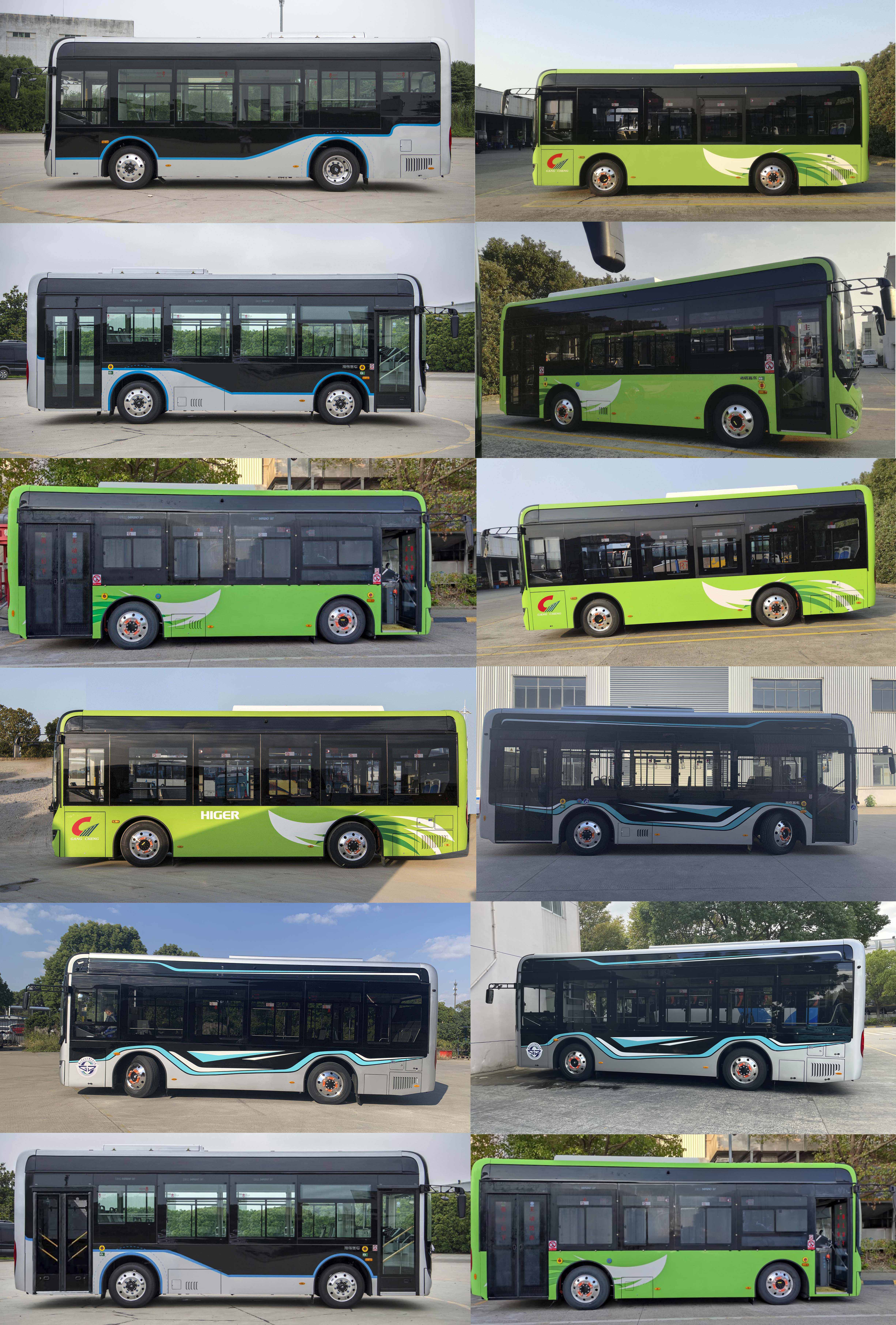 海格牌klq6856gaevn8纯电动低地板城市客车