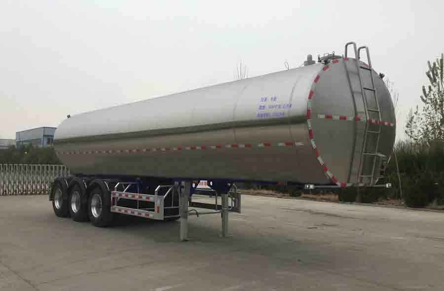 麟州牌10.7米32.4吨3轴液态食品运输半挂车(YDZ9401GYS)