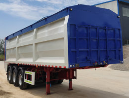 诚信达牌9.7米30.5吨3轴散装粮食运输半挂车(MWH9400ZLS)